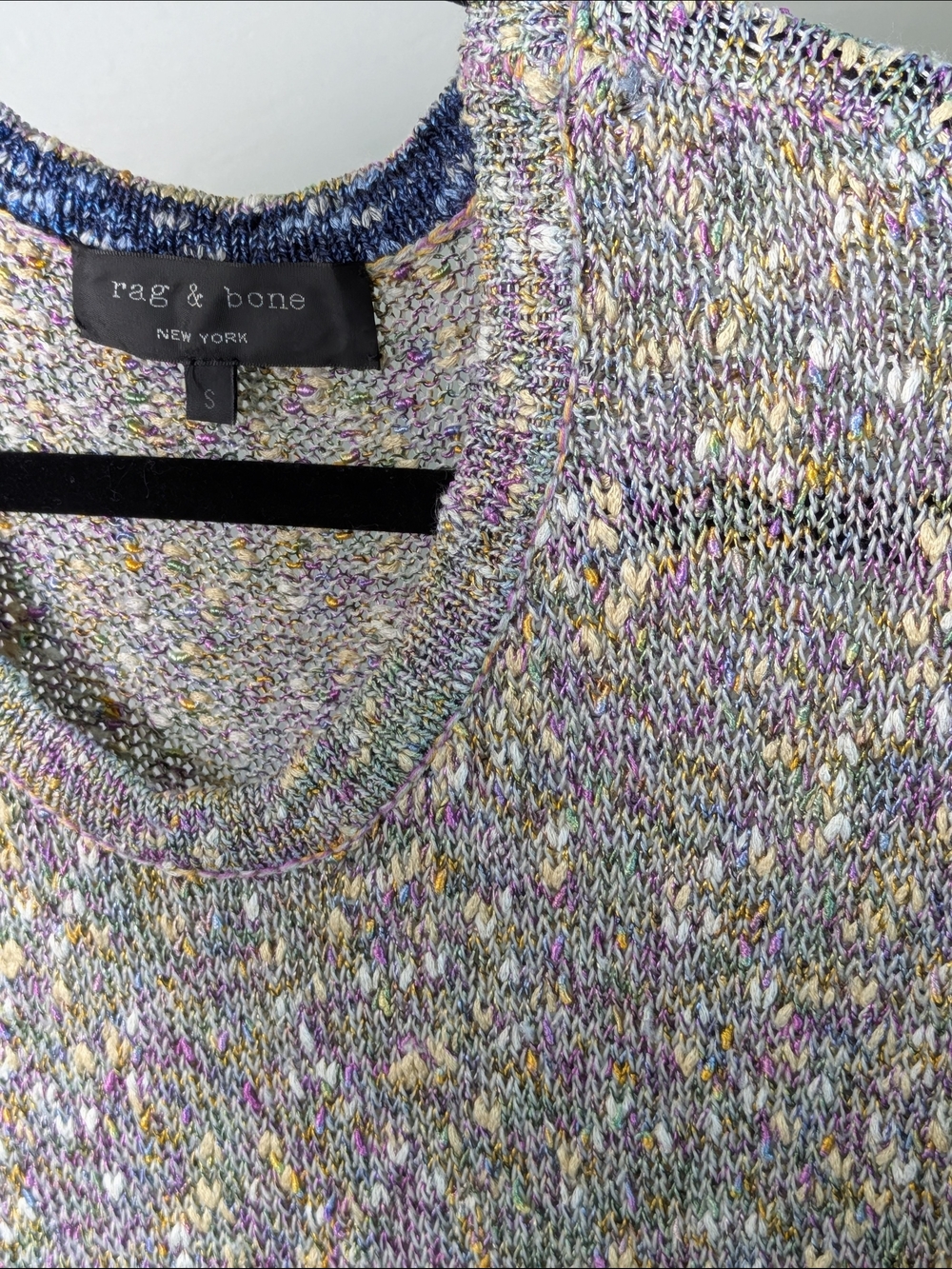 rag & bone Naomi Sweater Slouchy Boucle Stretchy Everyday Essential Sz:S - Picture 9 of 13